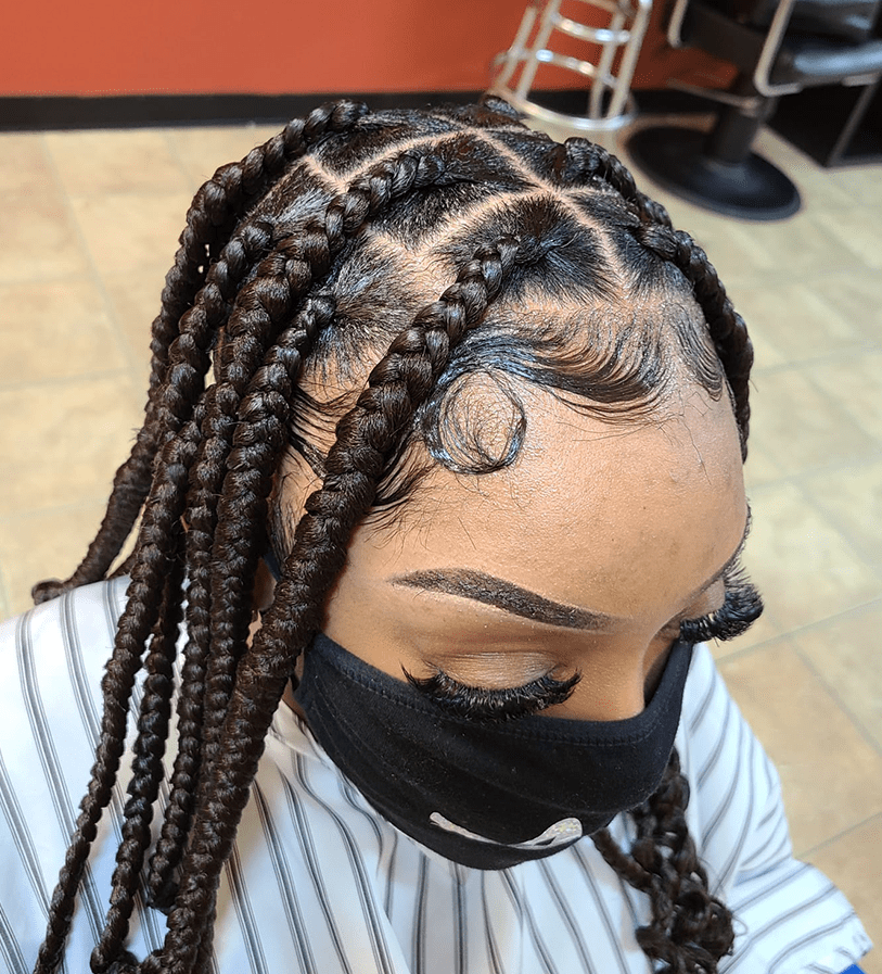 Woman With Long Eyelashes