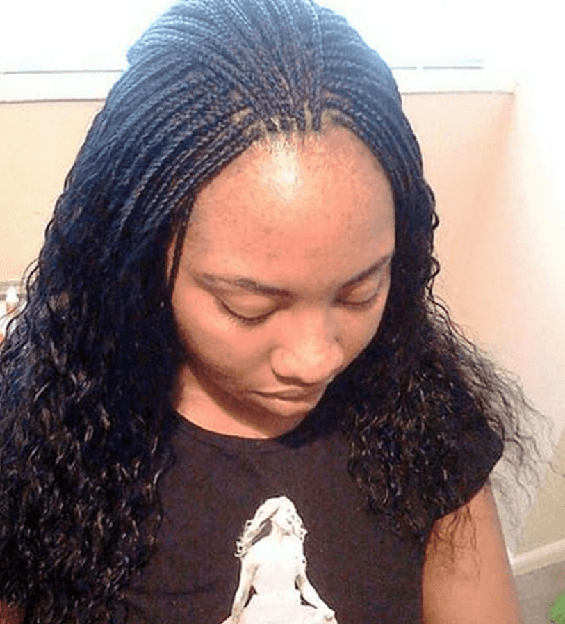 Woman With Thick And Long Hair